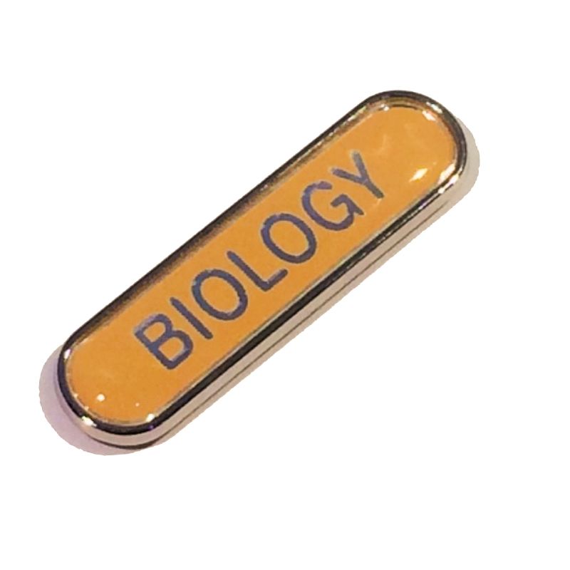BIOLOGY bar badge